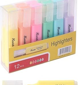 Kavish Highlighters,6 Soft Colors