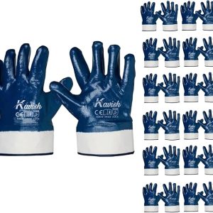 Kavish Blue Safety Work Gloves,