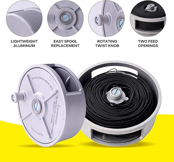 Kavish Aluminum Lightweight Tie Wire Reel - Image 4
