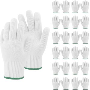 Kavish 12 Pairs Woolen Cotton Work Gloves