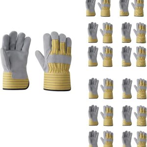 Kavish Leather Safety Work Gloves for Men and Women