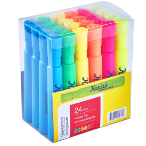 Kavish 24 Pcs Highlighters,6 Soft Colors