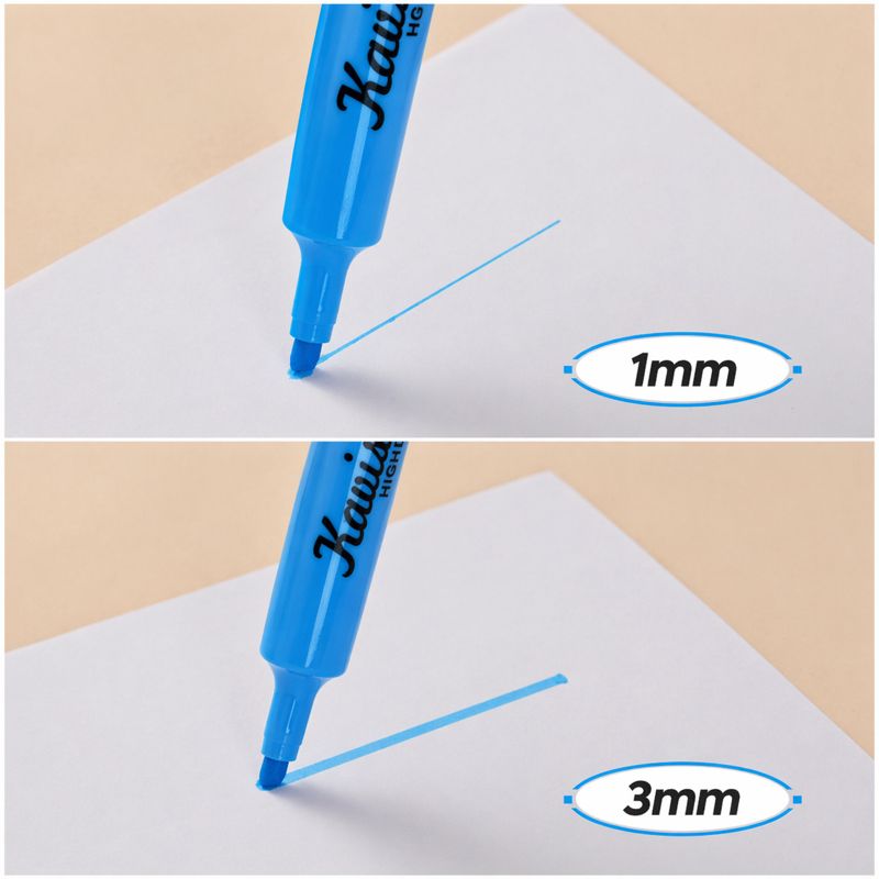 Kavish 24 Pcs Blue Highlighters, - Image 2